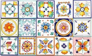 Outlet Ceramiche: Patchwork Paraschizzi per Cucina 75x45 cm